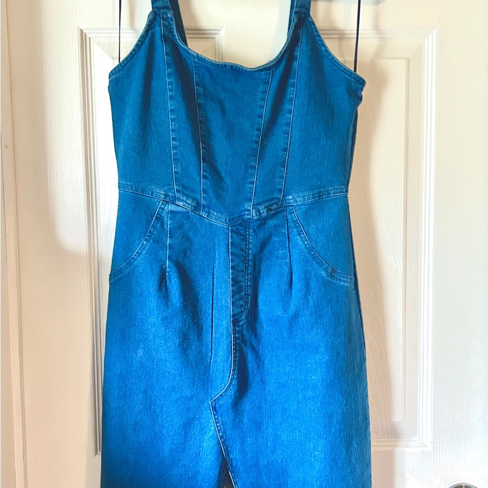 Stretchy Fitted Denim Dress